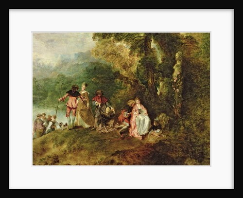 Embarkation for Cythera, 1717 by Jean Antoine Watteau