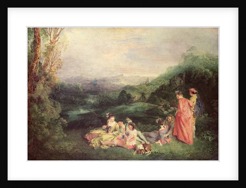 Peaceful Love, c.1718-19 by Jean Antoine Watteau