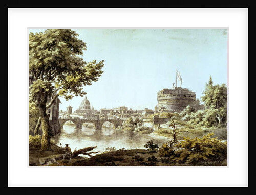 Castel Sant'Angelo and St. Peter's, Rome by Jonathan Skelton