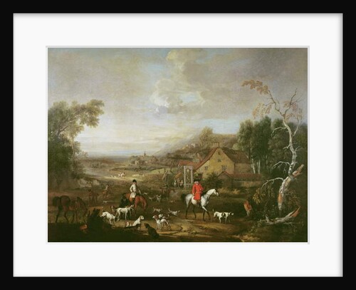 Mr Jemmet Browne at a Meet by Peter Tillemans