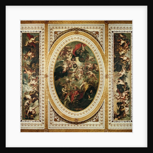 The Apotheosis of James I Rubens Ceiling, Banqueting House, 1632-34 by Peter Paul Rubens