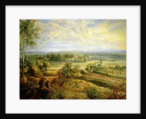 An Autumn Landscape with a view of Het Steen in the Early Morning, c.1636 by Peter Paul Rubens