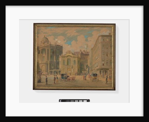 The Old Burgtheater, Vienna, 1850s by Franz Gerasch