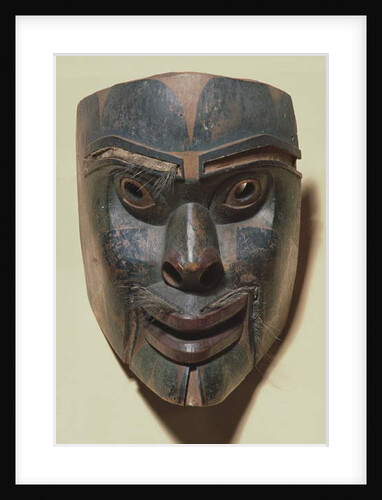 Kwakiutl human face mask, c.1875 by American School