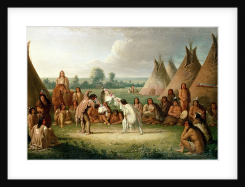 North American Medicine Pipe Stem Dance by Paul Kane