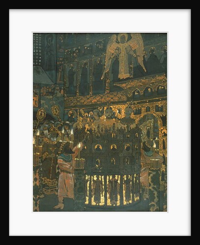 Mystery Play in Medieval Novgorod by Nicholas Roerich