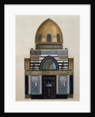 Design for the Arab Hall at Leighton House, London, 1880 by George II Aitchison