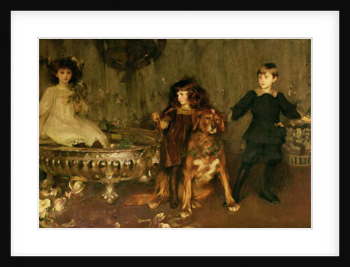 Lord John Manners, Lord Haddon and Lady Marjorie Manners by James Jebusa Shannon