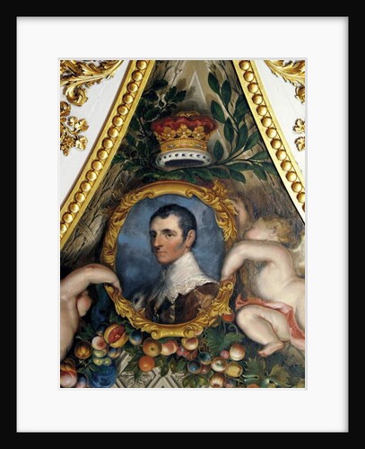Portrait of the 5th Duke of Rutland, Ceiling of the Elizabeth Saloon by Matthew Cotes Wyatt