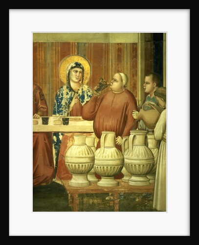 The Marriage at Cana, detail of the wine tasters, c.1305 by Giotto (c.1266-1337)