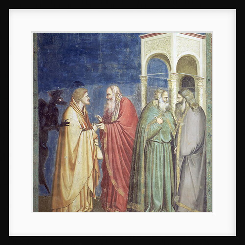 The Payment of Judas, c.1305 by Giotto (c.1266-1337)