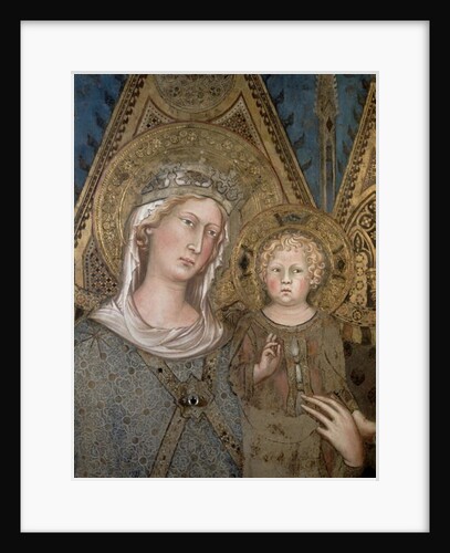 Maesta, detail of the Madonna and Child, 1315 by Simone Martini