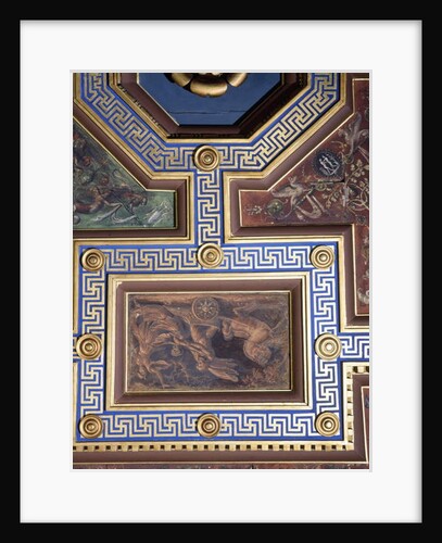 The 'Sala delle Nozze di Alessandro e Rossana' and Roxanne) detail of the ceiling decoration, c.1513 by Giovanni Antonio Bazzi Sodoma