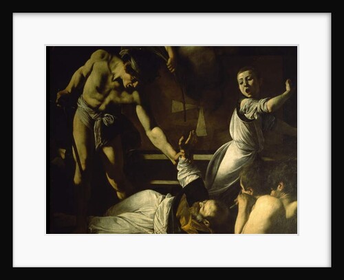 The Martyrdom of St. Matthew, detail, 1599-1600 by Michelangelo Merisi da Caravaggio
