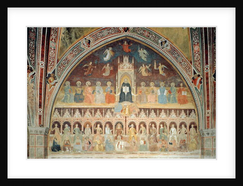 The Triumph of Catholic Doctrine, personified in St. Thomas Aquinas by Andrea di Bonaiuto (fl.1343-77)