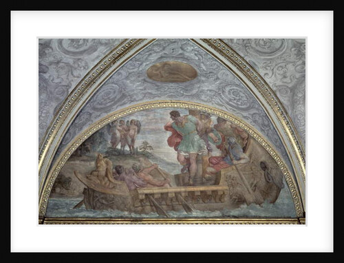 Lunette depicting Ulysses and the Sirens by Annibale Carracci