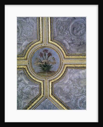 Floral ceiling decoration by Annibale Carracci