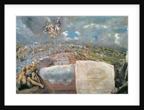 View and Map of the Town of Toledo by El Greco