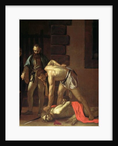 The Decapitation of St. John the Baptist, 1608 by Michelangelo Merisi da Caravaggio