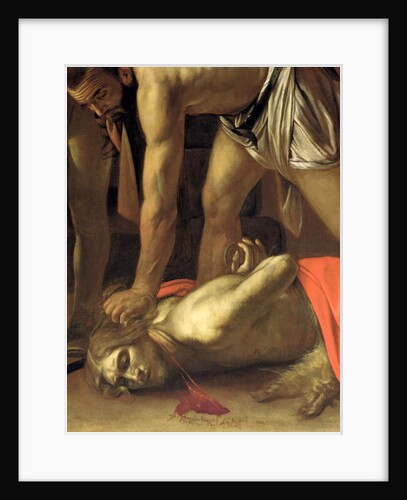 The Decapitation of St. John the Baptist, 1608 by Michelangelo Merisi da Caravaggio