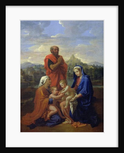 The Holy Family with St. John, St. Elizabeth and St. Joseph Praying, 1656 by Nicolas Poussin