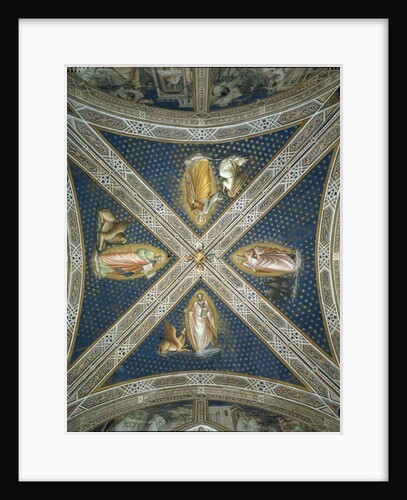 Vault frescoes in the Sacristy depicting the Four Evangelists, 1387 by Aretino Luca Spinello or Spinelli