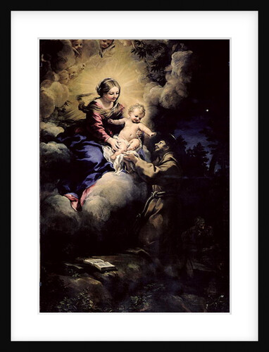 The Visitation of St Francis, 1641 by Pietro da Cortona