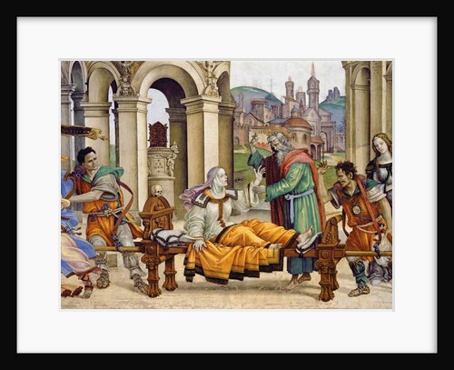 North wall of Strozzi Chapel, The raising of Drusiana by St. John the Evangelist, c.1457-1502 by Filippino Lippi