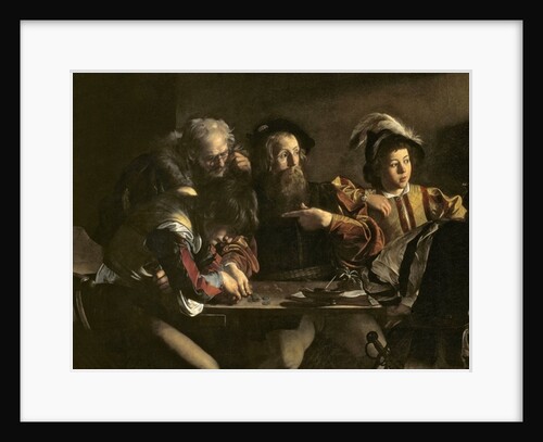The Calling of St. Matthew, c.1598-1601 by Michelangelo Merisi da Caravaggio