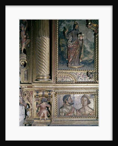 Detail of a reliquary altar by Alonso de Mena