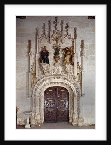 Annunciation, portal of the Sacristy by Jacobo Florentino