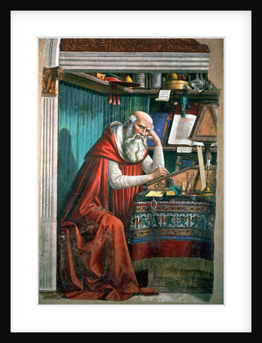 St. Jerome in his Study, 1480 by Domenico Ghirlandaio