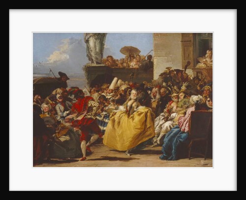 The Minuet or Carnival Scene by Giandomenico Tiepolo