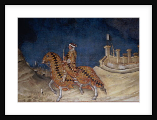 Commemoration of Guidoriccio da Fogliano at the Siege of Montemassi by Simone Martini