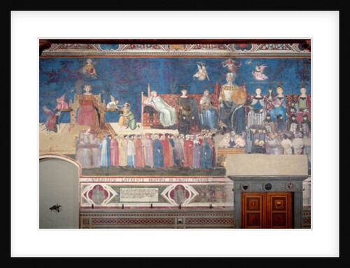 Allegory of Good Government, 1338-40 by Ambrogio Lorenzetti