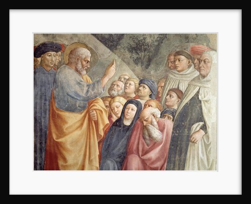St. Peter Preaching in Jerusalem c.1427 by Tommaso Masolino da Panicale