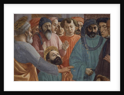 The Raising of the Son of Theophilus, King of Antioch, c.1427 by Tommaso Masaccio