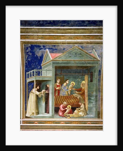 The Birth of the Virgin, c.1305 by Giotto (c.1266-1337)
