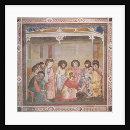 Christ Washing the Disciples' Feet, c.1305 by Giotto