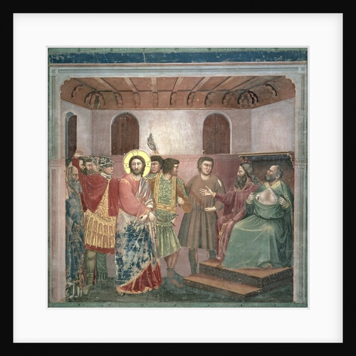 Christ Before Caiaphas, c.1305 by Giotto (c.1266-1337)