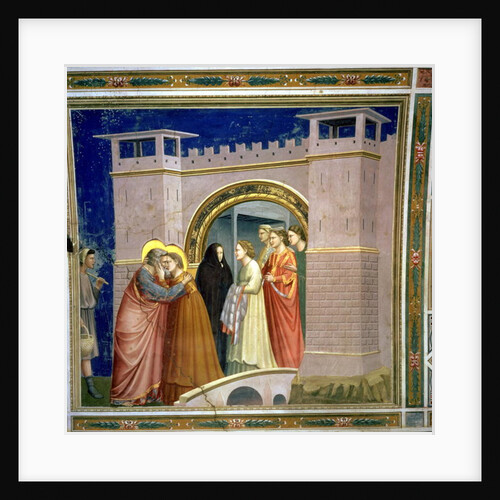The Meeting at the Golden Gate, c.1305 Gate in Jerusalem, c.1305 by Giotto