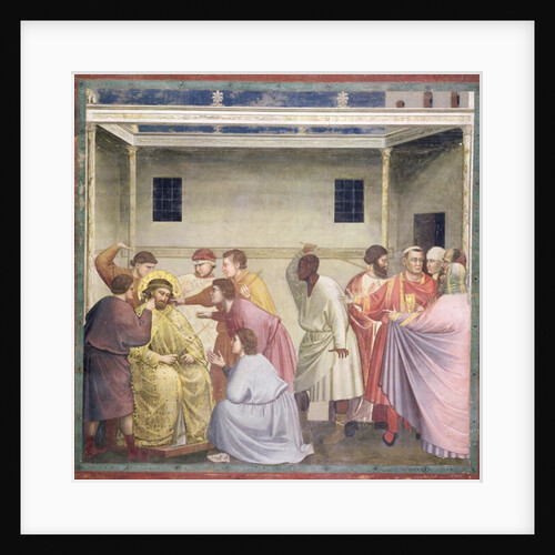 The Mocking of Christ, c.1305 by Giotto (c.1266-1337)
