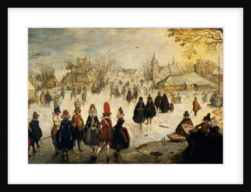 Skating Scene by Adam van Breen