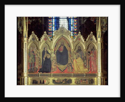 The Strozzi Altarpiece, 1357 by Andrea di Cione Orcagna