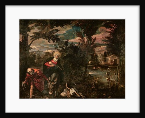 The Flight into Egypt, c.1575-77 by Jacopo Robusti Tintoretto