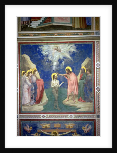 The Baptism of Christ, c.1305 by Giotto