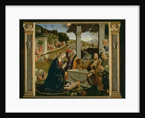 Adoration of the Shepherds, 1485 by Domenico Ghirlandaio