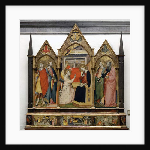 Annunciation with Saints, 1414 by Bicci di Lorenzo