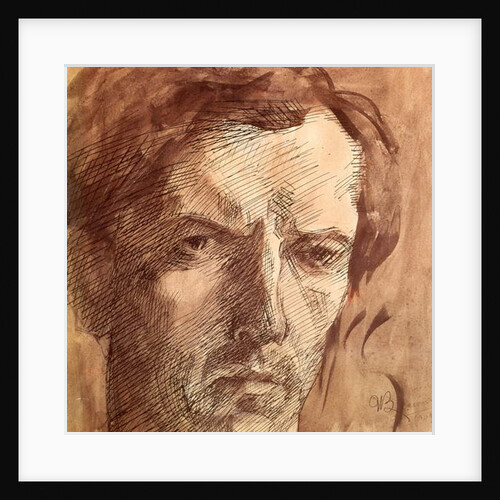 Self portrait, 1909 by Umberto Boccioni