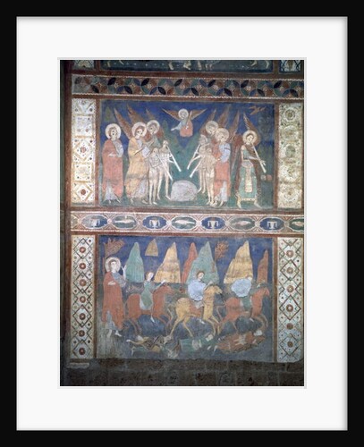Musical angels and the Flight into Egypt by Giovanni and Stefano